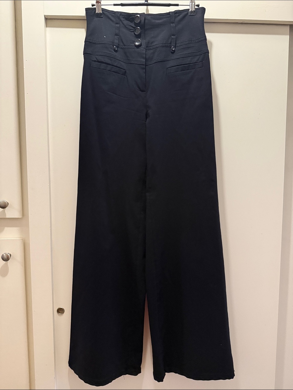 Kensie High-Rise Wide Leg Pants in Black